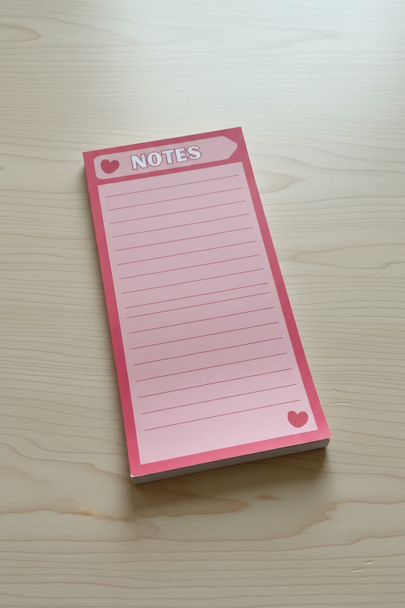 Love Notes Notepad