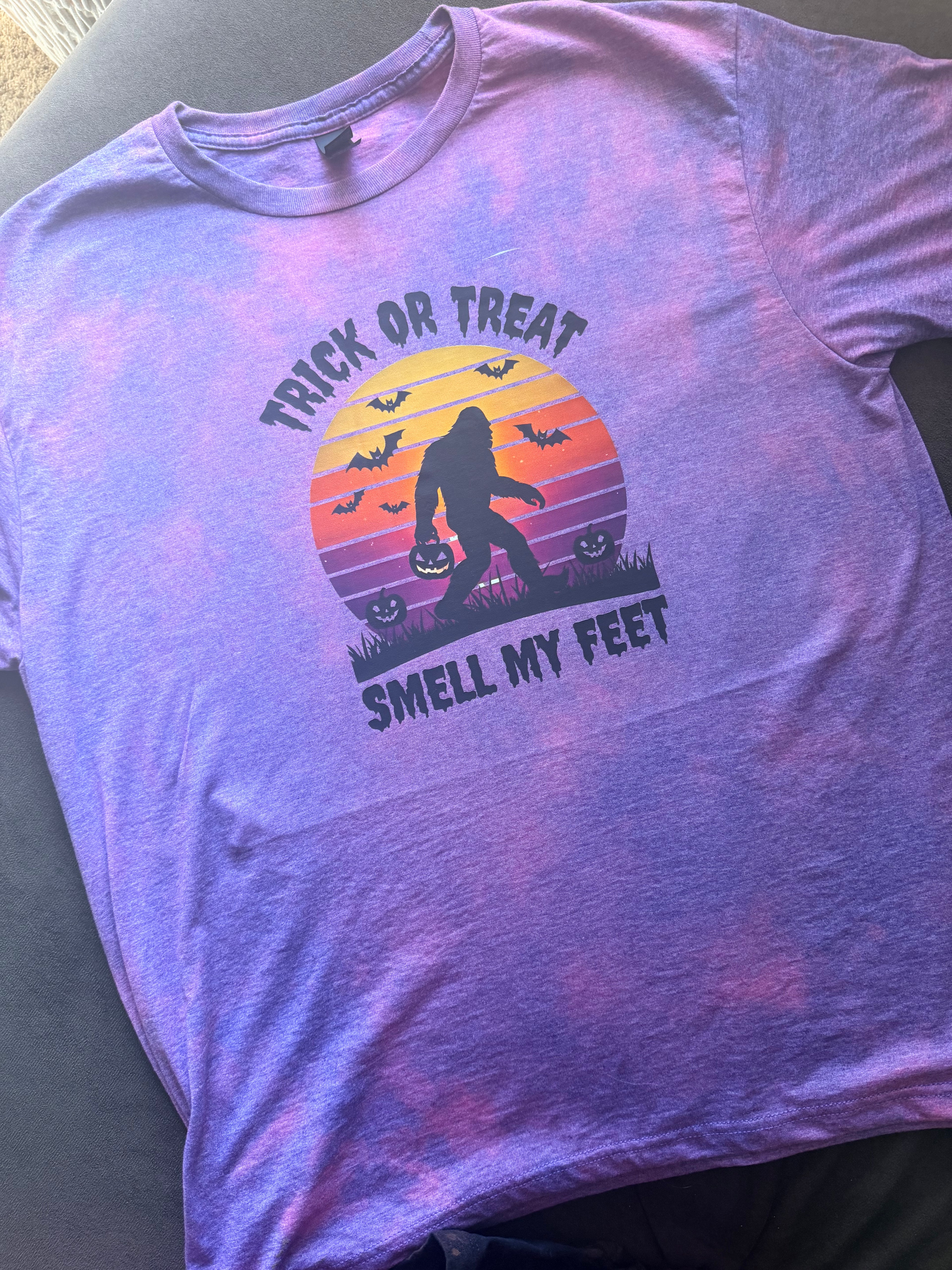 Big Foot Trick Or Treat Tshirt