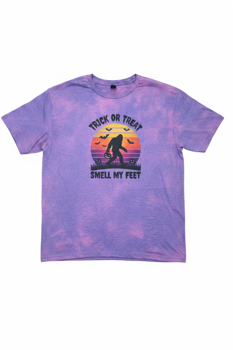 Big Foot Trick Or Treat Tshirt