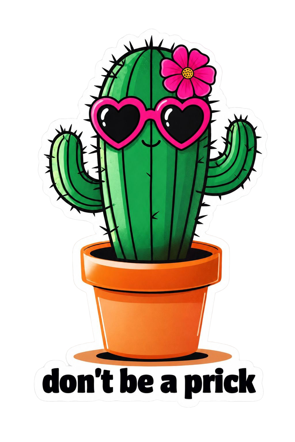 Don't be a prick sticker