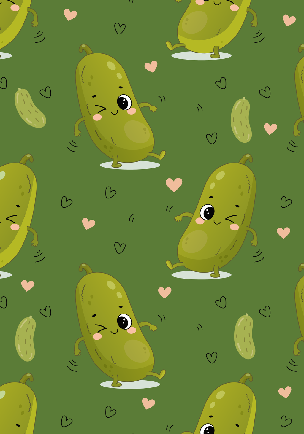 Pickle Party Composition Notebook Cover