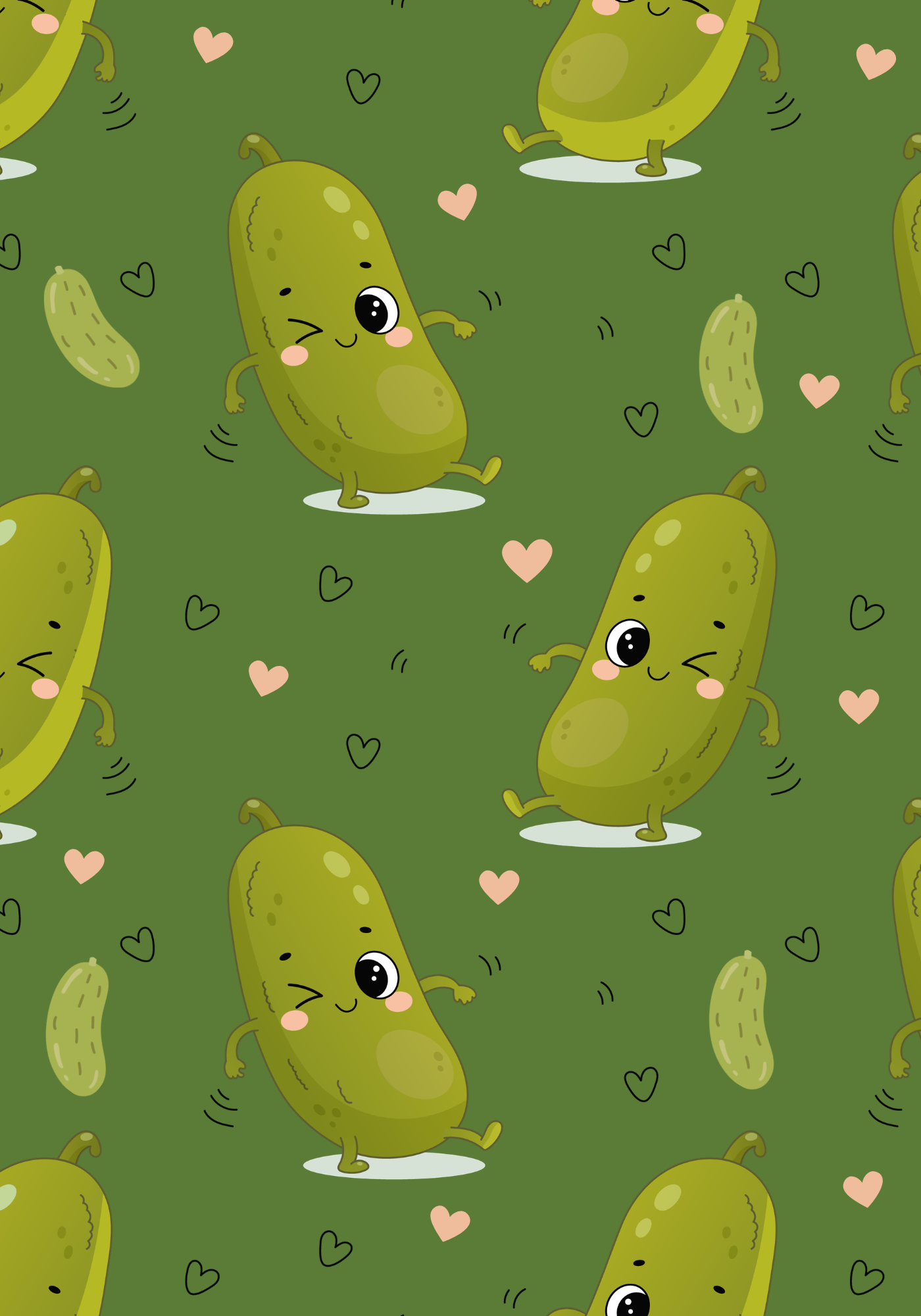 Pickle Party Composition Notebook Cover