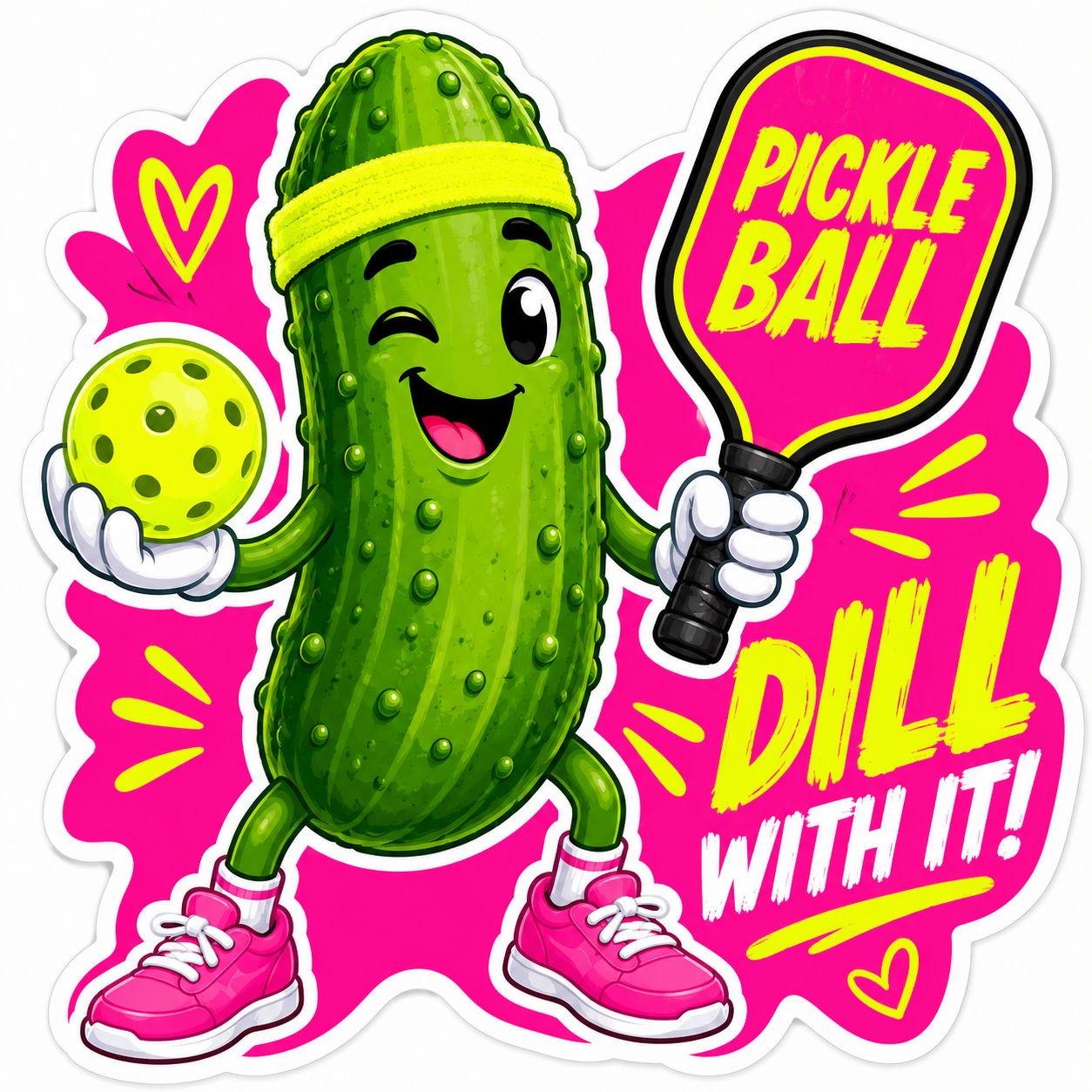 Pickle Ball Sticker