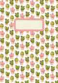 Cozy Cactus Composition Notebook Cover