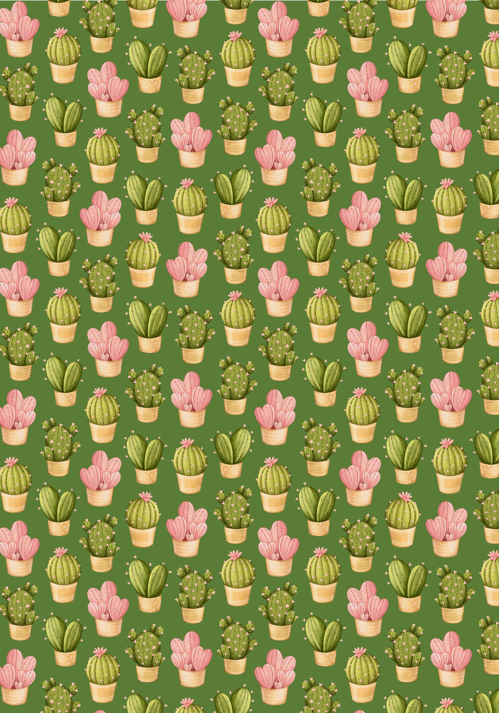Cozy Cactus Composition Notebook Cover