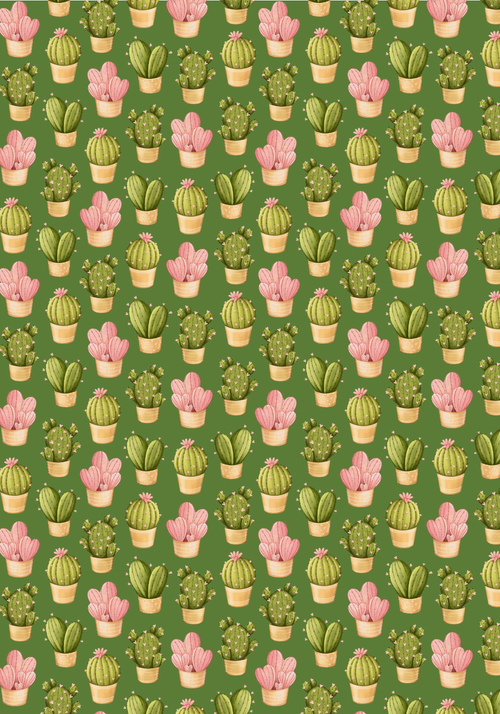 Cozy Cactus Composition Notebook Cover
