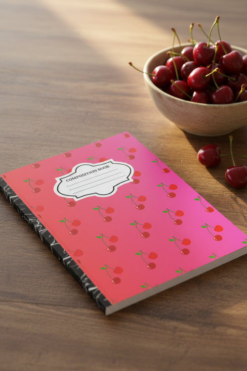 Cherry Pop Composition Notebook Cover