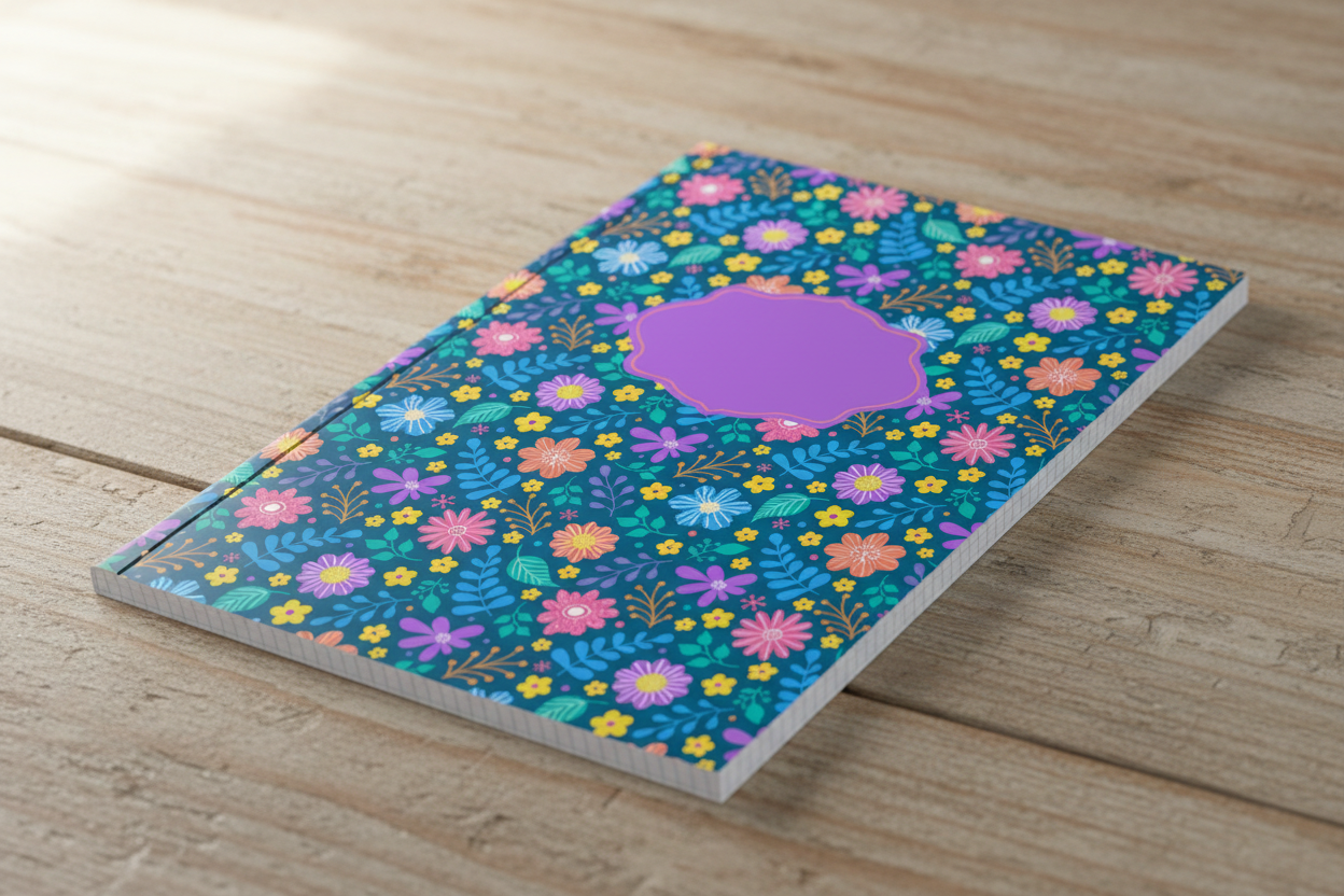Wildflower Wishes Composition NoteBook Cover