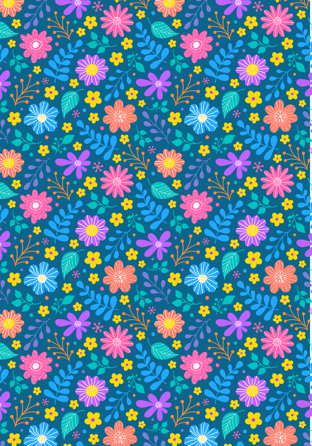 Wildflower Wishes Composition NoteBook Cover