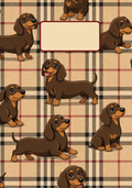 Dachshund Days Composition Notebook Cover